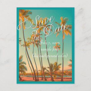 PixDezines/spara datum/vintage hawaii Meddelande Vykort