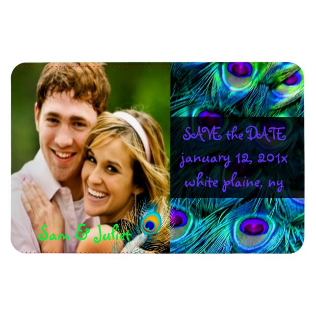 PixDezines spara foto/DIY typsnitt Magnet (Horisontell)