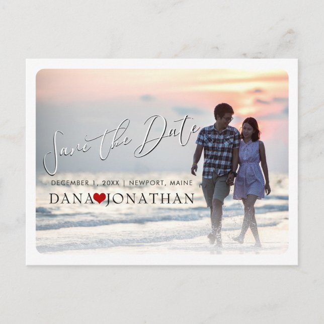 PixDezines Spara handskrivet skript för datum/Cool Vykort (Framsida)