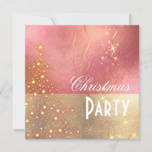 PixDezines Sparkling Julgran Party Inbjudningar
