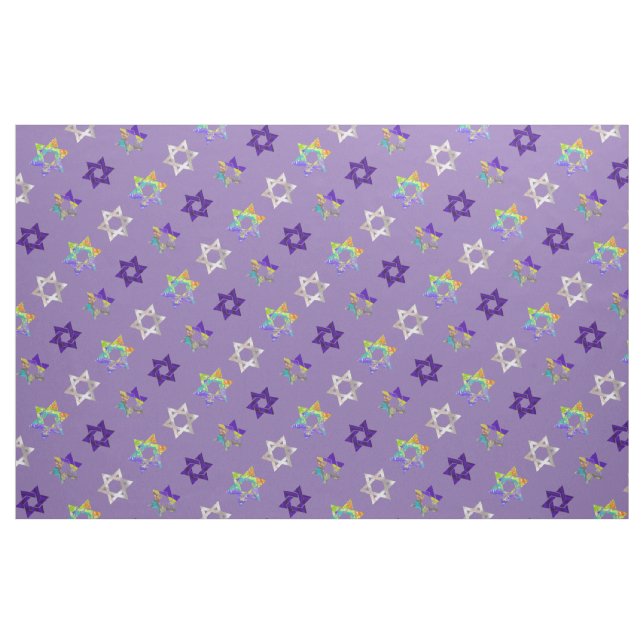 PixDezines Star av David/DIY-bakgrund Tyg (Fat Quarter)