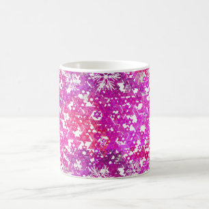 PixDezines Star av David Mönster, Fuschia Kaffemugg