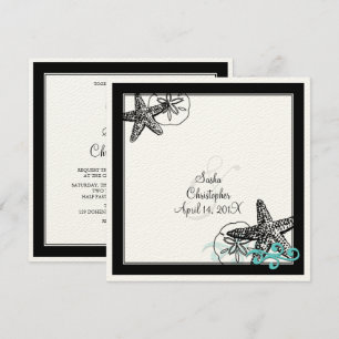 PixDezines STARFISH/FELT ECRU/DIY TYPSNITT+BAKGRUN Inbjudningar