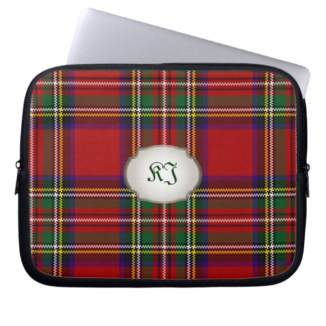 PixDezines stewart tartan Laptop Sleeve (Framsidan)