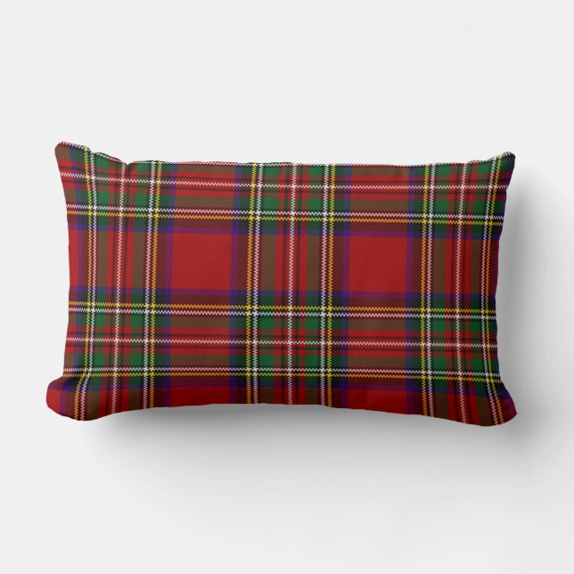PixDezines stewart tartan Lumbarkudde (Framsida)