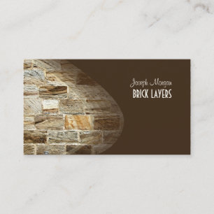 PixDezines Stonemasons, stenarbetare Visitkort