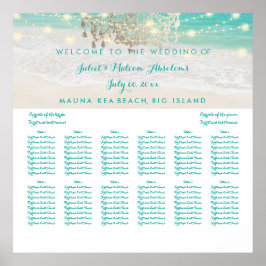 PixDezines strand/chadeliers/sätesdiagram Poster