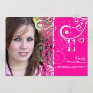 PixDezines Studenten, Bellissimo Damask Inbjudningar
