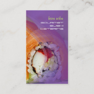 PixDezines sushi-viskort Visitkort