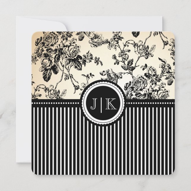 PixDezines svarta/toalett/rosor (Framsida)