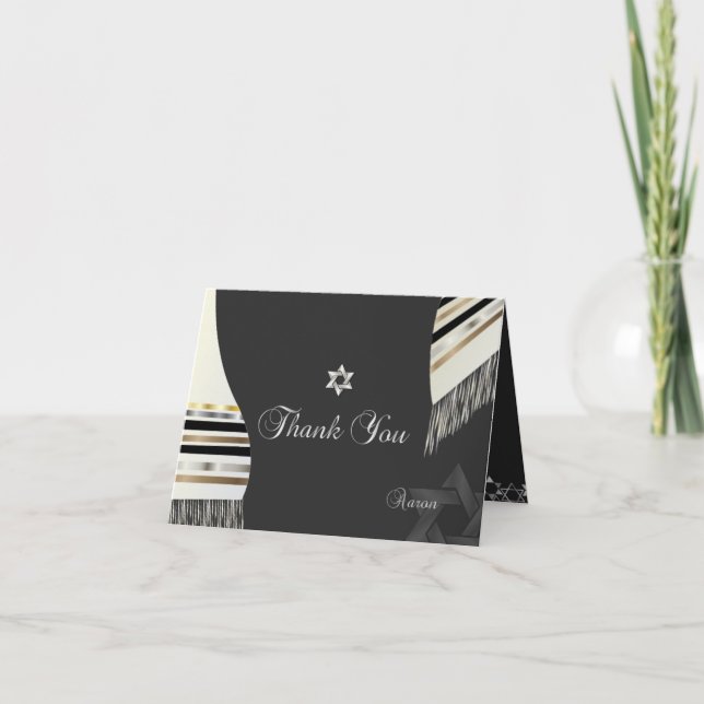 PixDezines tallit mitzvah Tack Kort (Framsida)