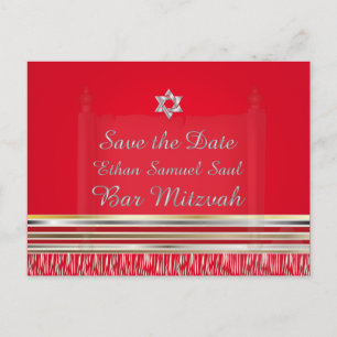 PixDezines TALLIT/RED/MITZVAH SPARA DATUM Meddelande Vykort