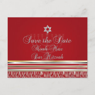 PixDezines TALLIT/RED/MITZVAH SPARA DATUM Meddelande Vykort