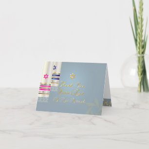 PixDezines Tallits mitzvah tack vare dig/DIYcolor Kort