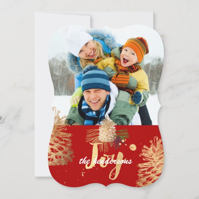 PixDezines tallkottar/guld//höjda julkort (Framsida)