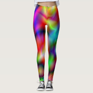 PixDezines Techno Dance/Neon Ljus Leggings
