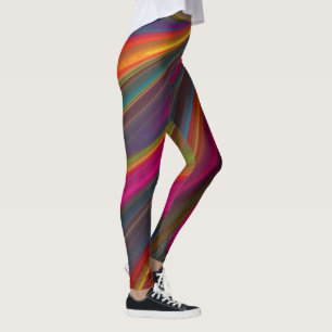 PixDezines Techno Dance/Neon Ljus Leggings