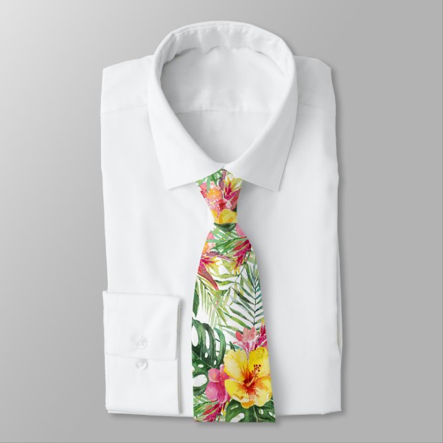 PixDezines Tropical Paradise Blommigt Foliage Slips (Bunden)