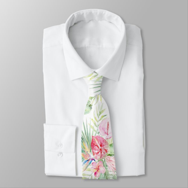 PixDezines Tropical Paradise Pastel Blommigt Folia Slips (Bunden)