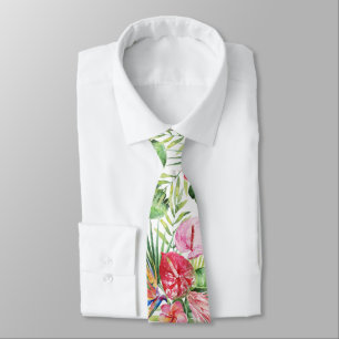 PixDezines Tropisk Paradis Blommig Lövverk Slips