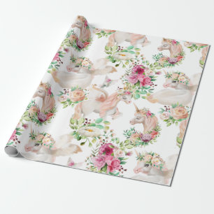 PixDezines tror på Unicorns DIY-bakgrund Presentpapper