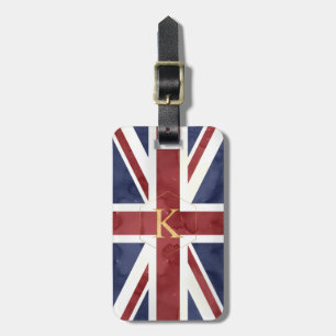 PIXDEZINES UNION JACK + DIY-MONOGRAM BAGAGEBRICKA