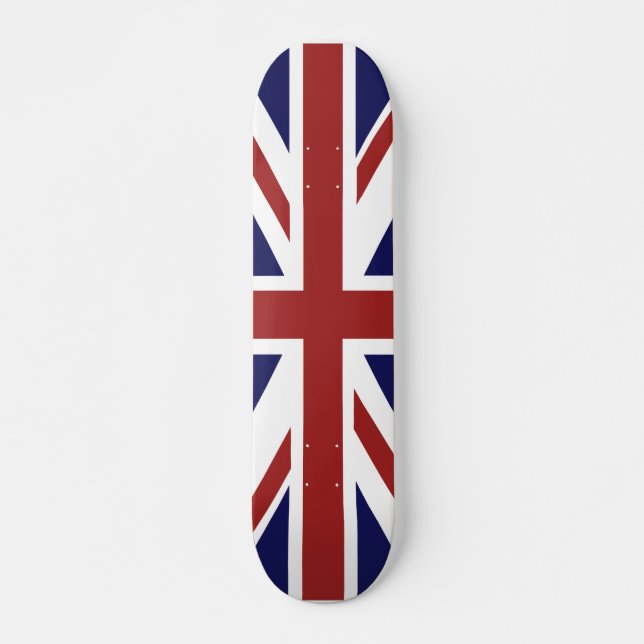 PixDezines union jack Mini Skateboard Bräda 18,5 Cm (Framsida)