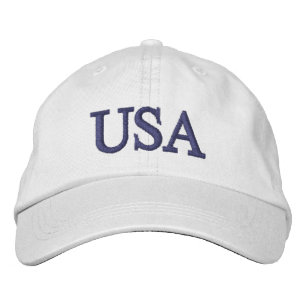 PixDezines USA DIY font+färg/embroized Broderad Keps