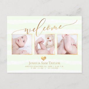 PixDezines Välkomsthälsning/Heart Meddelande Vykort
