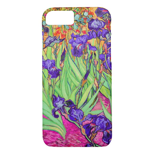 PixDezines van gogh iris/st. remi Case-Mate iPhone Skal (Baksida)