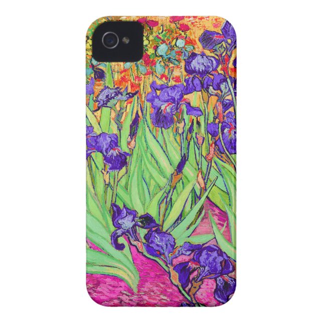 PixDezines van gogh iris/st. remi Case-Mate iPhone Skal (Baksidan)