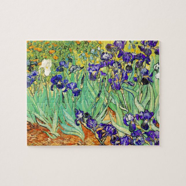 PixDezines van gogh iris/st. remi Pussel (Horisontell)