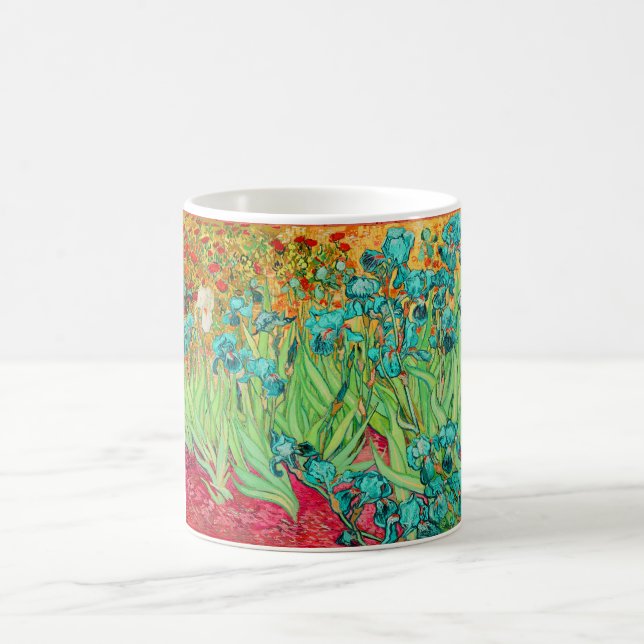 PixDezines van gogh iris/st. remy Kaffemugg (Center)