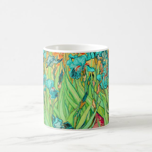 PixDezines van gogh iris/st. remy Kaffemugg (Center)