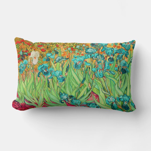PixDezines van gogh iris/st. remy Lumbarkudde (Framsida)