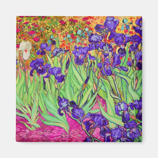 PixDezines van gogh iris/st. remy Magnet (Framsidan)