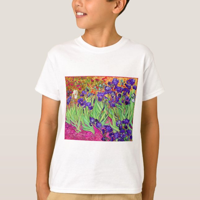 PixDezines van gogh iris/st. remy Tee (Framsida)