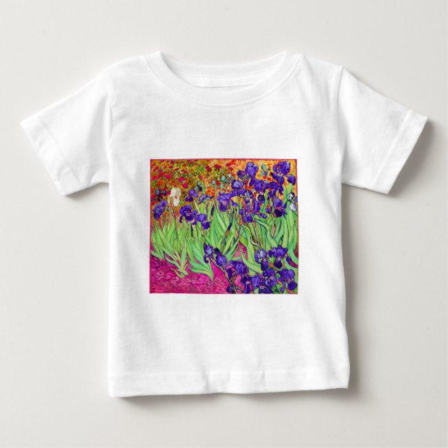 PixDezines van gogh iris/st. remy Tee (Framsida)