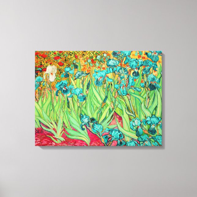 PixDezines van gogh irises/st. remy Canvastryck (Framsida)