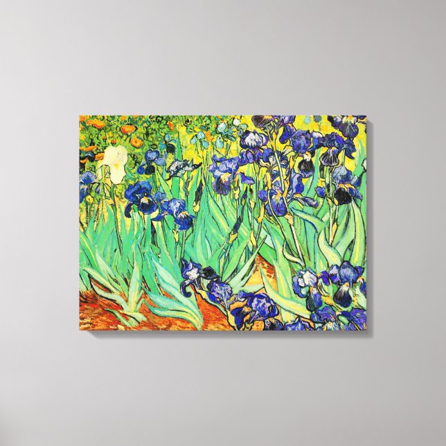 PixDezines van gogh irises/st. remy Canvastryck (Framsida)