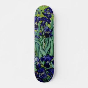 PixDezines van gogh lila-irises Skateboard Bräda 21,5 Cm