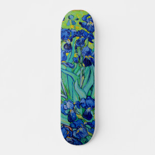 PixDezines van gogh lila-irises Skateboard Bräda 21,5 Cm