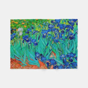 PixDezines van gogh/lila irises/st. remy Fleecefilt