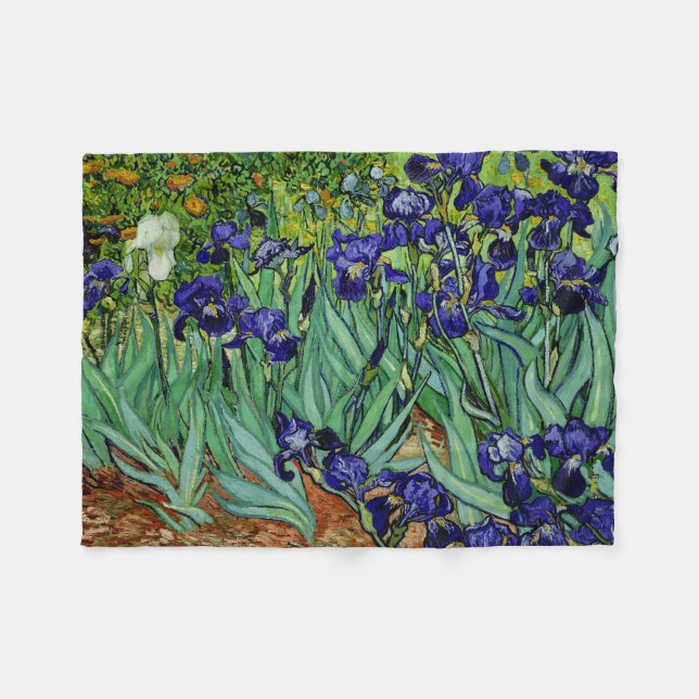 PixDezines van gogh/purpur irisar/st. remy Fleecefilt (Framsidan (Horisontell))