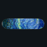 PixDezines van gogh stjärnmörker Old School Skateboard Bräda 21,6 Cm<br><div class="desc">Van Goghs berömd målar,  "Starry Natt." Under sin vistelse på Saint Remy-asyl på 1880-talet skildrade van Gogh den rullande backe och cypress träd han såg från sitt fönster.  Digitalt utökat med PixDezines.Copyright © 2008-2016 PixDezines.com™ och PixDezines™ på zazzle.com. Alla höger reserverade.</div>