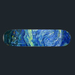 PixDezines van gogh stjärnmörker Old School Skateboard Bräda 21,6 Cm<br><div class="desc">Van Goghs berömd målar,  "Starry Natt." Under sin vistelse på Saint Remy-asyl på 1880-talet skildrade van Gogh den rullande backe och cypress träd han såg från sitt fönster.  Digitalt utökat med PixDezines.Copyright © 2008-2016 PixDezines.com™ och PixDezines™ på zazzle.com. Alla höger reserverade.</div>