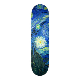 PixDezines van gogh stjärnmörker Skateboard Bräda 20 Cm