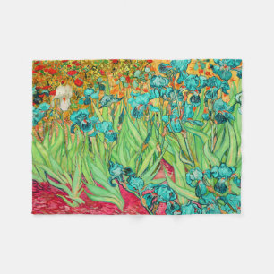 PixDezines van gogh/teal irisar/st. remy Fleecefilt