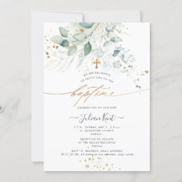 PixDezines Vattenfärg Eucalyptus Dop Inbjudningar