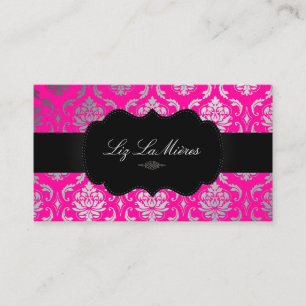 PixDezines Vendome Damask/DIY Background färg Visitkort